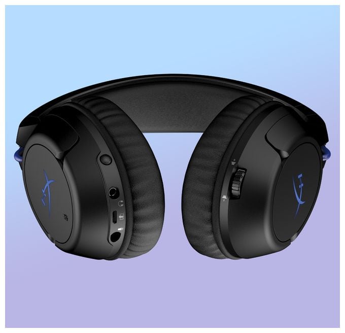 Over-Ear Gaming Kopfhörer kabelgebunden/kabellos  Cloud Flight (Schwarz) 