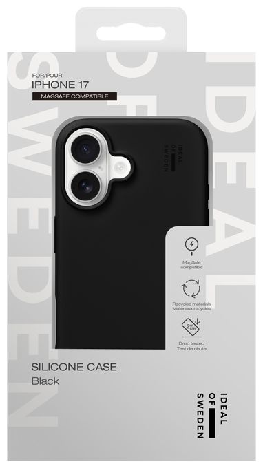 Cover für Apple iPhone 17  Silicone Case MagSafe (Schwarz) 