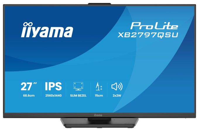 Quad HD Monitor 68,6 cm (27 Zoll) 16:9 1 ms 350 cd/m²  ProLite XB2797QSU-B1 (Schwarz) 