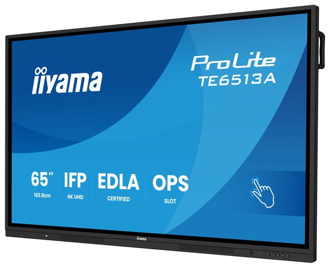 4K Ultra HD Monitor 163,8 cm (64.5 Zoll) 16:9 8 ms  ProLite TE6513A-B2AG (Schwarz) 