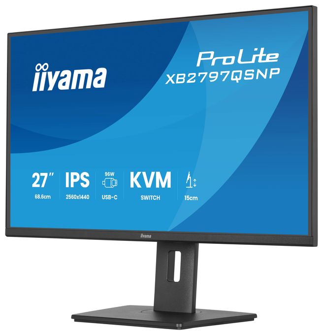 Quad HD Monitor 68,6 cm (27 Zoll) 16:9 350 cd/m²  ProLite XB2797QSNP-B1 (Schwarz) 