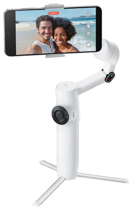 Stativ Gimbal für Smartphone faltbar Bluetooth  Flow 2 Standard Bundle (Weiß) 