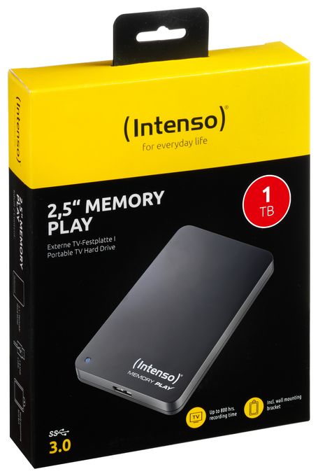 1 TB externe Festplatte 2.5"  Memory Play (Schwarz) 