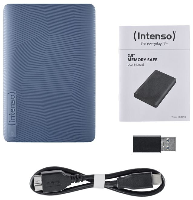 2 TB externe Festplatte 2.5"  Memory Safe (Blau) 