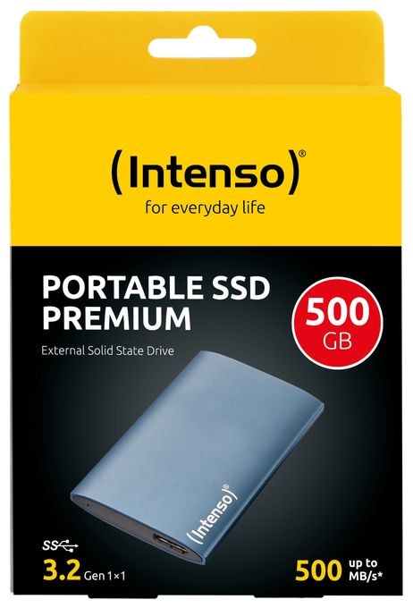 500 GB SSD 1.8"  Portable Premium Edition (Blau) 