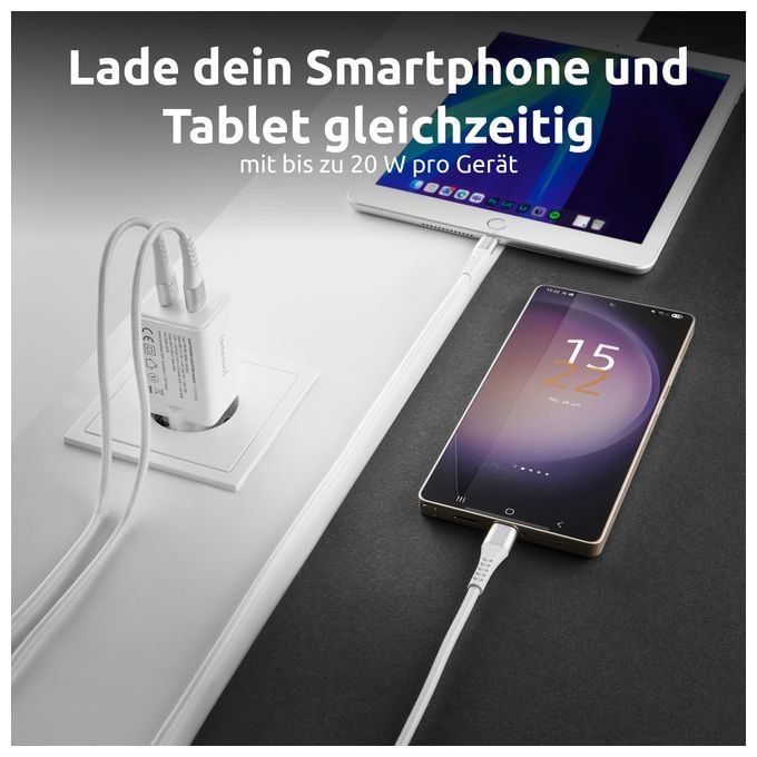 POWER ADAPTER 2XUSB-C GAN/7804012 