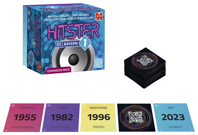 Kartenspiel-Erweiterung bis zu 10 Spielern ab 16 Jahr(e) Hitster – Bayern 1 Expansion Pack 