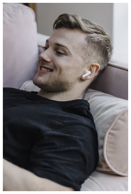 In-Ear Bluetooth Kopfhörer Kabellos TWS 22 h Laufzeit IPX4  HA-A3T (Weiß) 