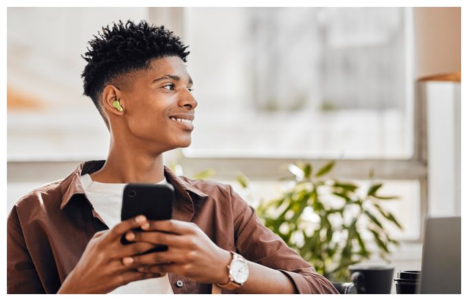 Bluetooth Kopfhörer Kabellos TWS IPX4 Mikro-USB  HA-A7T2 (Grün) 