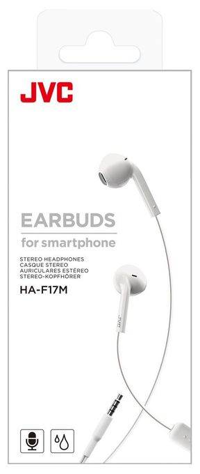 In-Ear Kopfhörer Kabelgebunden IPX2  HA-F17M (Weiß) 