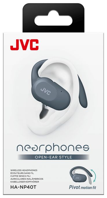 In-Ear Bluetooth Kopfhörer Kabellos TWS 7,5 h Laufzeit IPX4  HA-NP40T (Grau) 