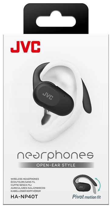 In-Ear Bluetooth Kopfhörer Kabellos TWS 7,5 h Laufzeit IPX4  HA-NP40T (Schwarz) 