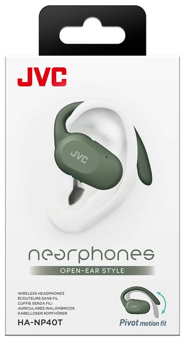 In-Ear Bluetooth Kopfhörer Kabellos TWS 7,5 h Laufzeit IPX4  HA-NP40T (Grün) 