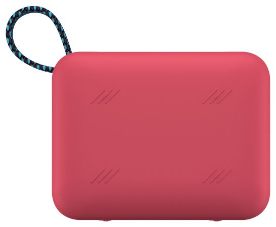 5 W Bluetooth Lautsprecher Laufzeit bis 8,5 h  AS-60BT (Rot) 