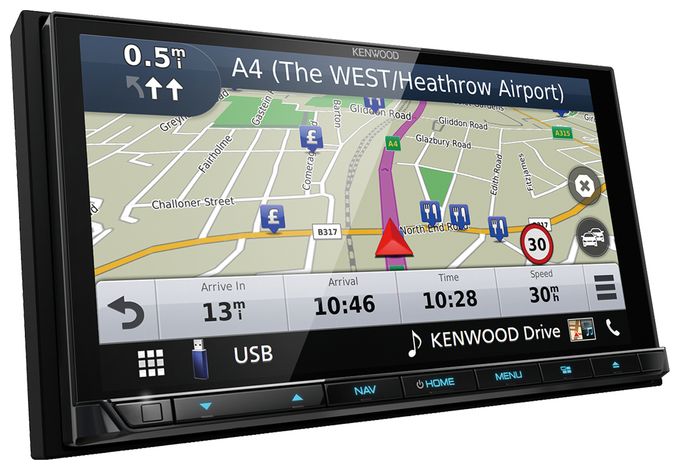 17,1 cm (6.75 Zoll) Navigationsgerät 16 GB Albanien DNX9190DSE3 
