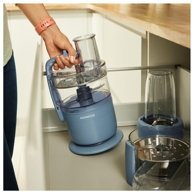 900 W Küchenmaschine 1,3 l mit Waage  FDP23 MultiPro Go Blend (Blau) 