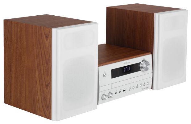 Heim-Audio-Mikrosystem DAB, DAB+, FM 50 W Bluetooth  M-820DAB (Weiß, Holz) 
