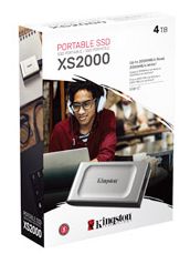 4 TB SSD  XS2000 (Schwarz, Silber) 