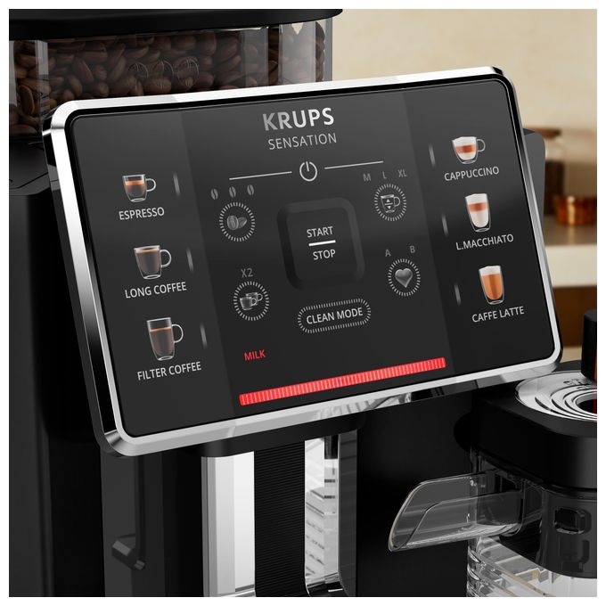 Kaffeevollautomat  EA9128D Sensation Milk (Schwarz) 