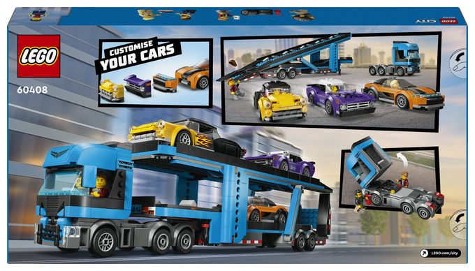 Autotransporter mit Sportwagen 