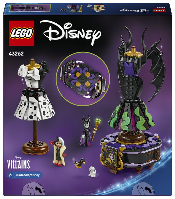 Die Kleider von Malefiz und Cruella De Vil 