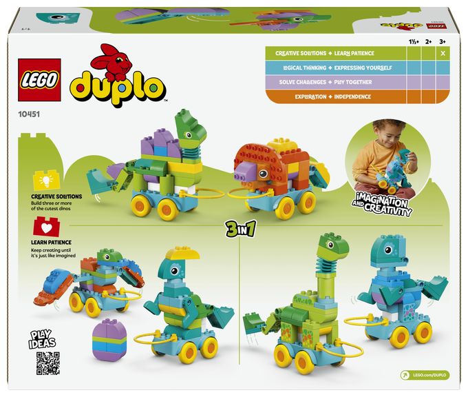 Dinos auf Rädern 3-in-1-Set 