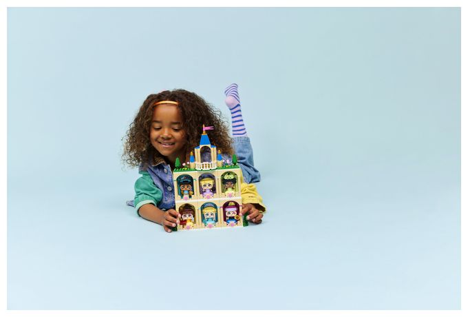 65 Teile  Disney Frozen Die Mini-Prinzessinnen Anna und Elsa Bauset (Mehrfarbig) 