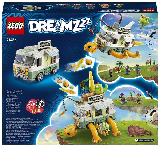 434 Stück(e)  DREAMZzz Mrs. Castillos Schildkrötenbus Bauset (Mehrfarbig) 
