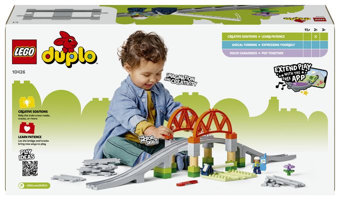 Eisenbahnbrücke und Schienen – Erweiterungsset 