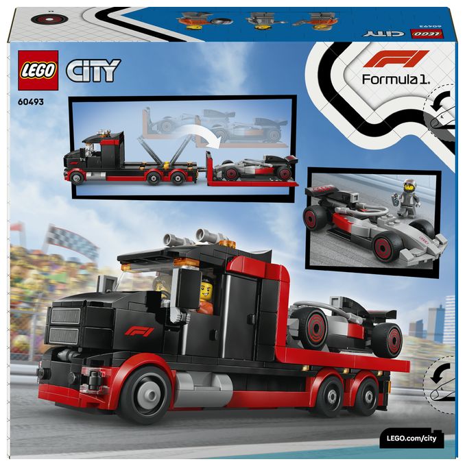 F1® Truck mit Audi F1® Rennwagen 