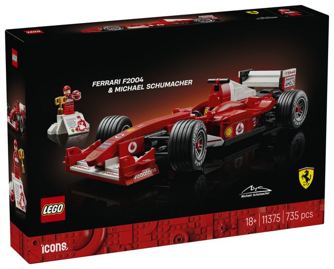 Ferrari F2004 und Michael Schumacher 