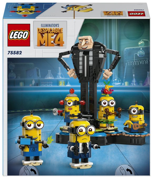 Gru und die Minions aus LEGO® Steinen 