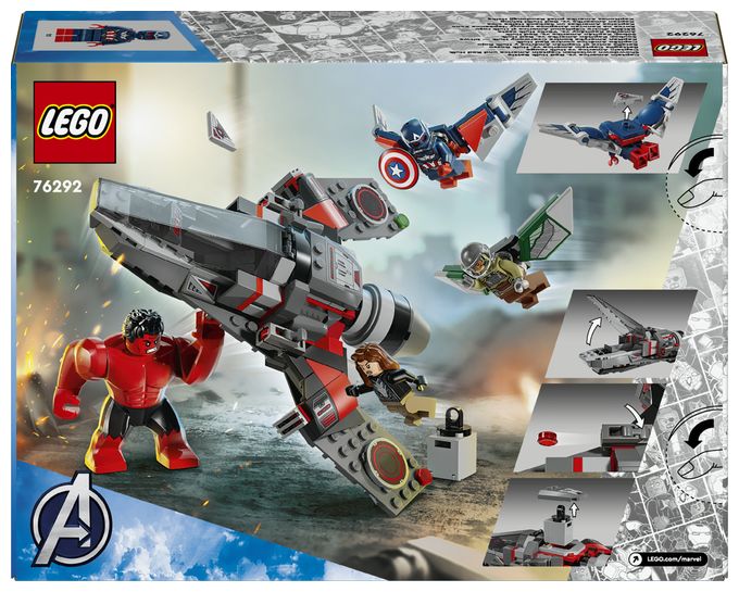 Showdown zwischen Captain America und Red Hulk 