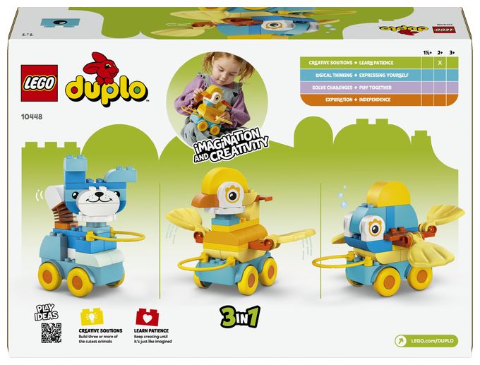 Tiere auf Rädern 3-in-1-Set 