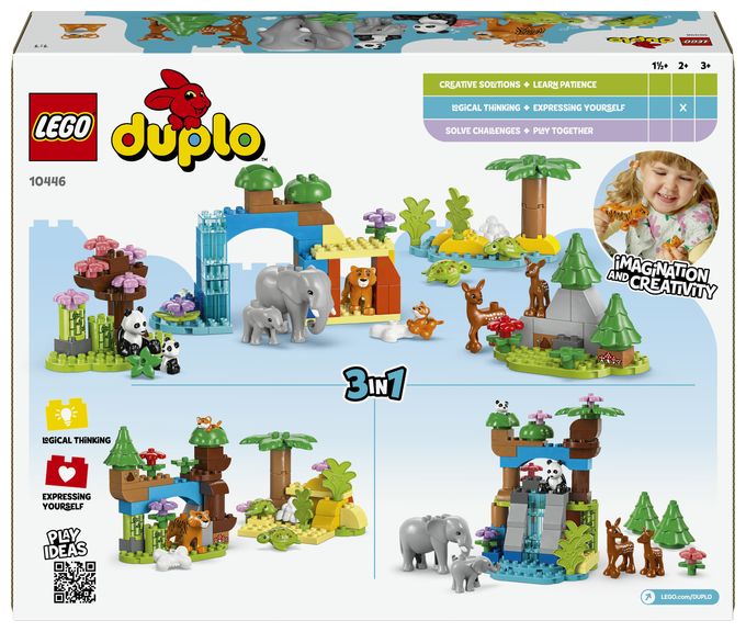 Wildtier-Familien 3-in-1-Set 