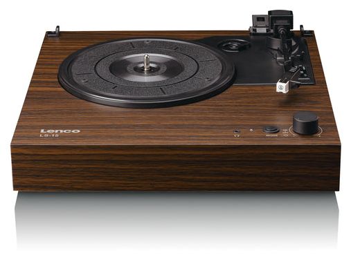 Audio-Plattenspieler mit Riemenantrieb  LS-15WD (Holz) 