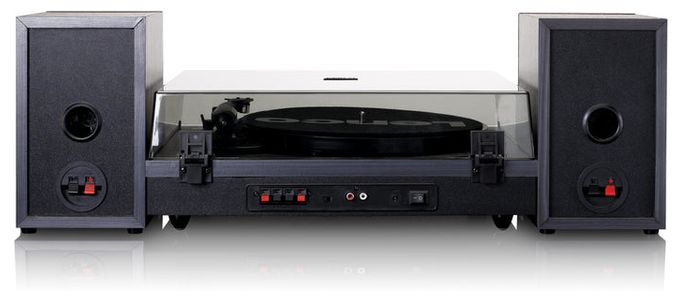 Audio-Plattenspieler mit Riemenantrieb  LS-301 (Schwarz) 