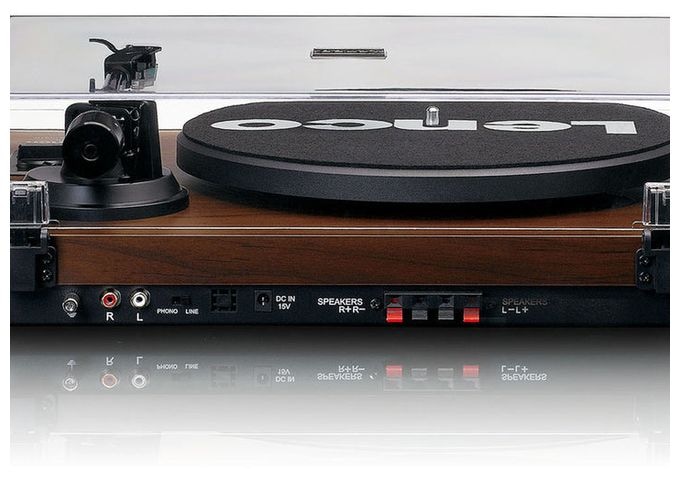 Audio-Plattenspieler mit Riemenantrieb  LS-600 (Schwarz, Holz) 