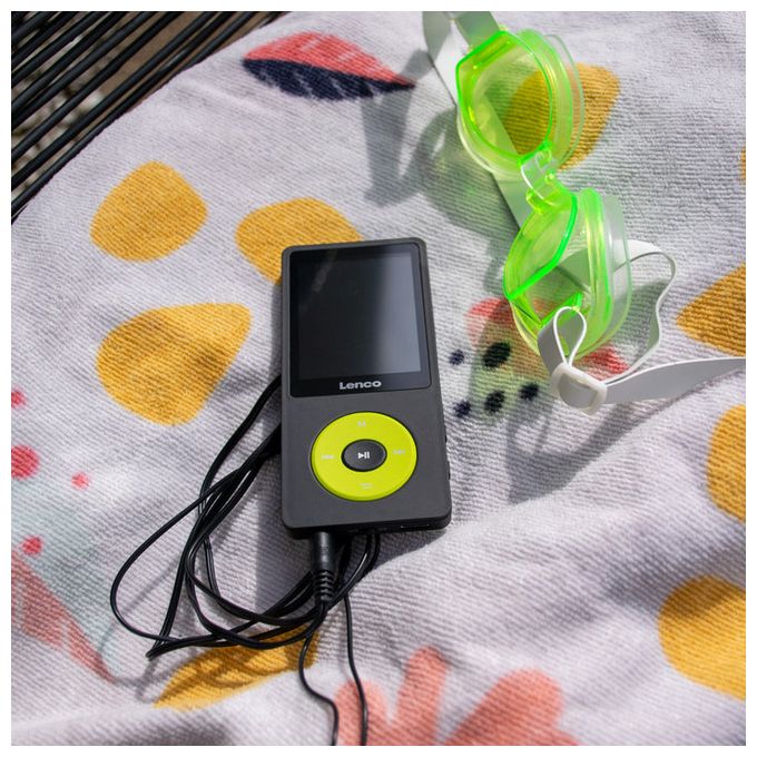 MP3 Spieler 8 GB  Xemio-860 (Schwarz, Limette) 