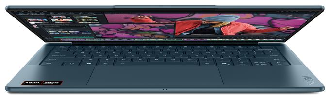 2K Ultra HD Notebook 35,6 cm (14 Zoll) 2880 x 1800 Pixel 1 TB SSD Windows 11 Home AMD Ryzen 7 max. 5 GHz  Yoga Slim 7 14AKP10 Copilot+ (Türkis) 