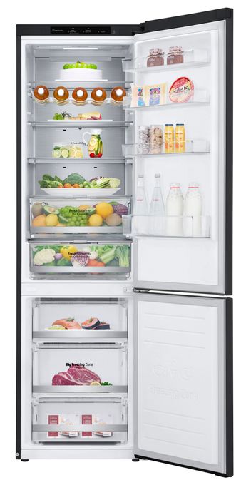 277 l / 107 l Kühl-Gefrierkombi freistehend 99 kWh Jahr  GBB92MCB1P (Schwarz) 