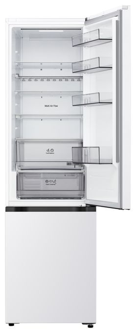 262 l / 113 l Kühl-Gefrierkombi freistehend NoFrost 139 kWh Jahr  GBBS322BSW (Weiß) 
