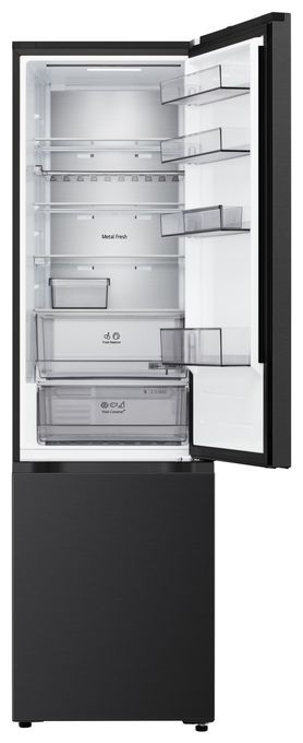 262 l / 113 l Kühl-Gefrierkombi freistehend 175 kWh Jahr  GBBS525CEV (Schwarz) 