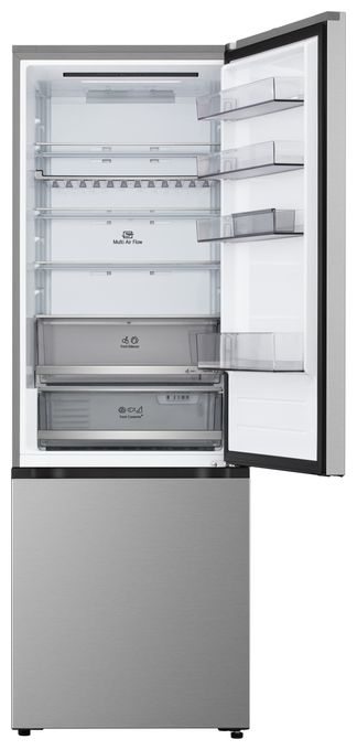 326 l / 139 l Kühl-Gefrierkombi freistehend NoFrost 191 kWh Jahr  GBBW322CPY (Silber) 