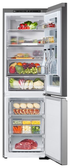 239 l / 110 l Kühl-Gefrierkombi freistehend NoFrost 172 kWh Jahr  GBG5160CPY (Silber) 