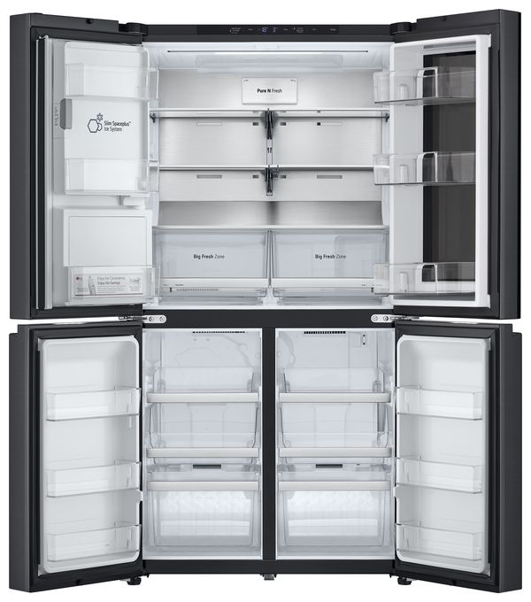 Side-by-Side Kühl-/ Gefrierkombination 364 l / 274 l 359 kWh NoFrost 1792 mm x 914 mm  GMG960EVJE (Schwarz) 