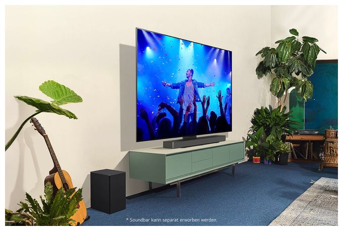 OLED 195,6 cm (77 Zoll) Fernseher 4K Ultra HD VESA 300 x 200 mm OLED77C43LA 