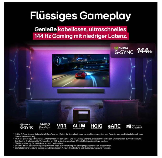 OLED 2,46 m (97 Zoll) Fernseher 4K Ultra HD VESA 600 x 400 mm OLED97M59LA 