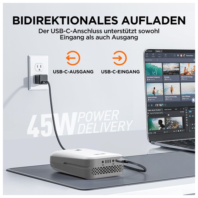 Powerstation USB 45 W Ausgangsleistung U20BY01-0U000 