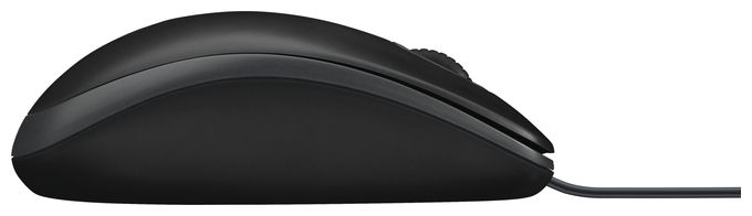 800 DPI Büro Maus Optisch  B100 (Schwarz) 